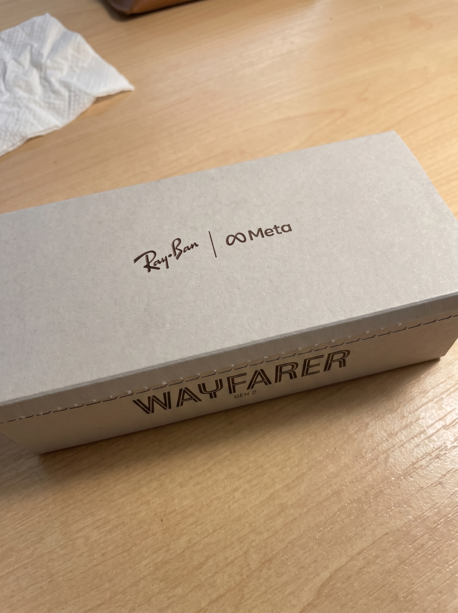 Óculos Inteligente Ray-Ban Meta Wayfarer Gen 2 — Matte Black com Lentes Clear — óculos inteligente recondicionado com câmera — foto 5